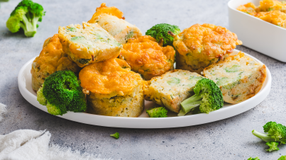 Muffins de brocoli y calabacin