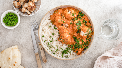 Pollo a la mantequilla vegano