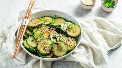 South-east Asian tomato and cucumber salad