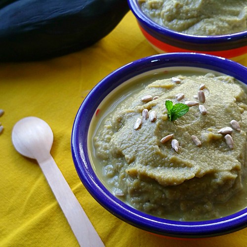 Crema de berenjena y semillas de girasol | Love my Salad